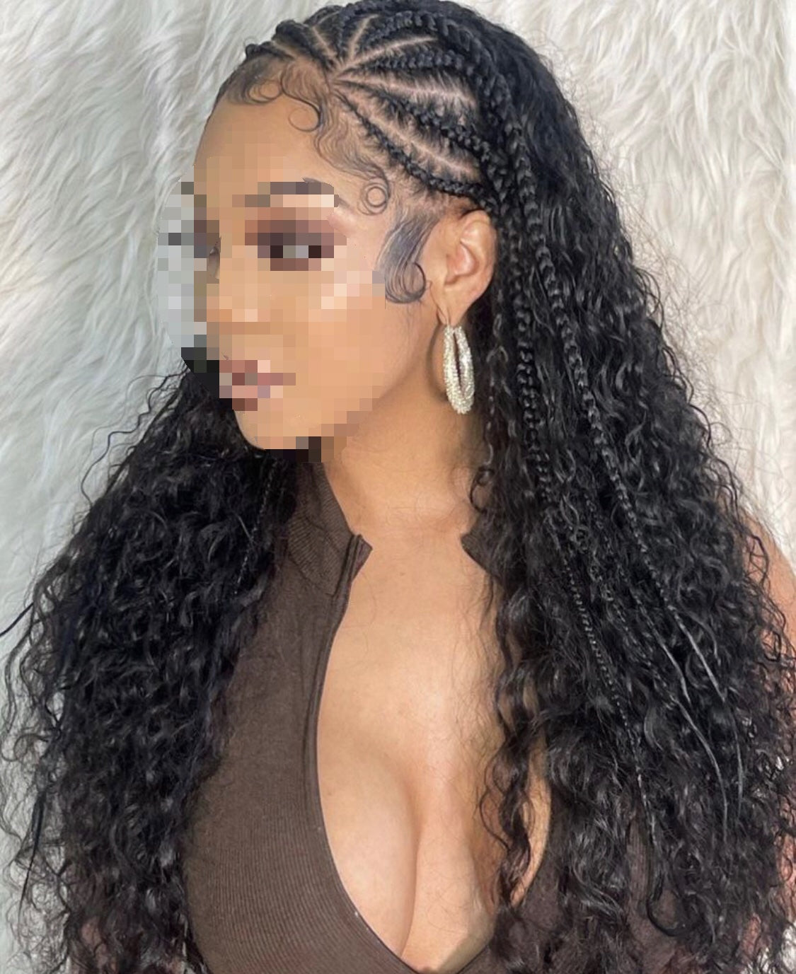 FULANI BRAID - FULANI CURL - JAYDA WAYDA - LEMONADE BRAID - FULANI FRENCH CURL - FULANI BANTU (Sans mèches)