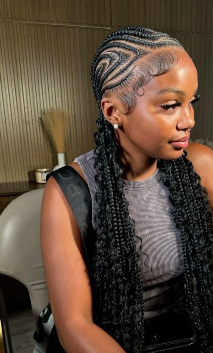CONROWS BRAIDS - MARCOUSSI - NATTE LIBERIENNE - (Sans mèches)