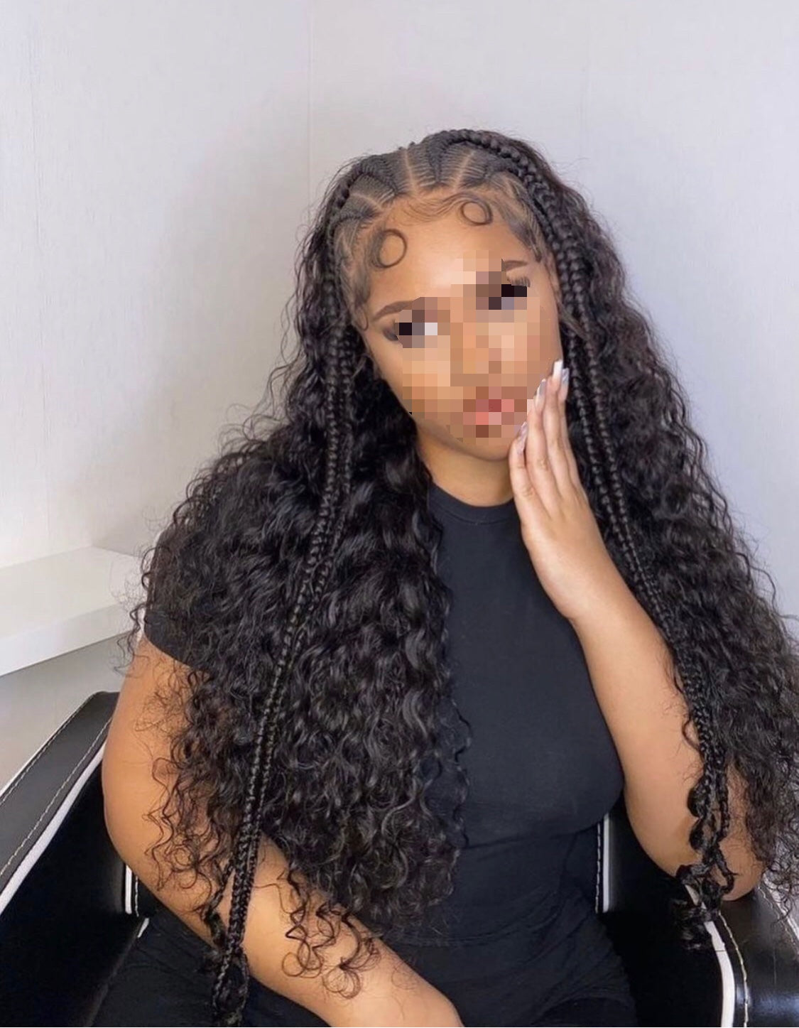 FULANI BRAID - FULANI CURL - JAYDA WAYDA - LEMONADE BRAID - FULANI FRENCH CURL - FULANI BANTU (Sans mèches)