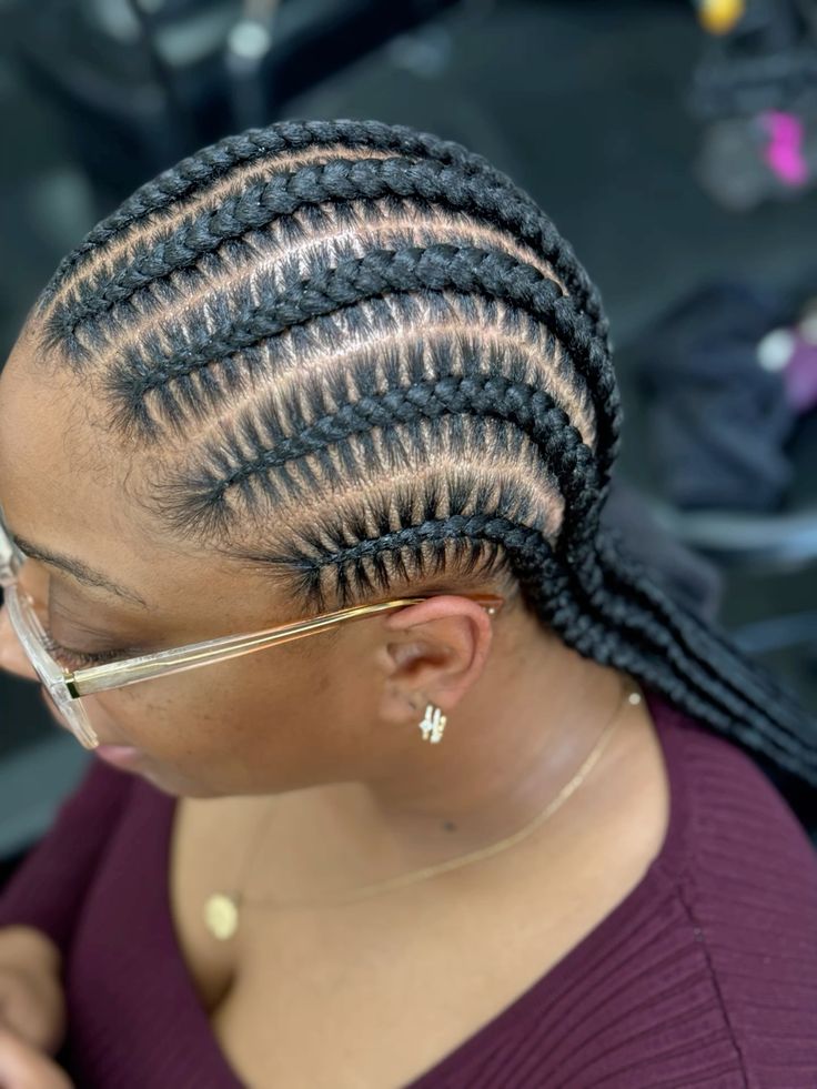 CONROWS BRAIDS - MARCOUSSI - NATTE LIBERIENNE - (Sans mèches)