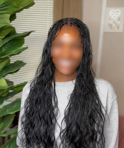 BOHO BRAIDS - FULANI BOHO BRAIDS - ISLAND TWIST- BOHO FRENCH CURL  (sans mèches)