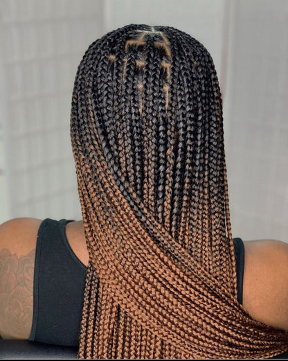 KNOTLESSBRAID - BOX BRAID - SENEGALAISE BRAID - FRENCH CURL (Sans mèches)
