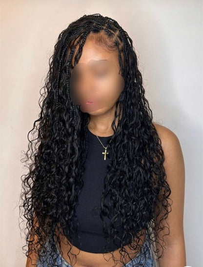 BOHO BRAIDS - FULANI BOHO BRAIDS - ISLAND TWIST- BOHO FRENCH CURL  (sans mèches)