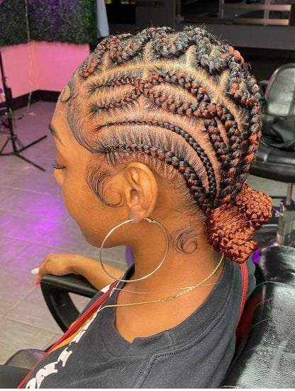 CONROWS BRAIDS - MARCOUSSI - NATTE LIBERIENNE -  (Sans mèches)
