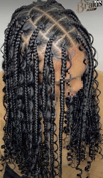 BOHO BRAIDS (Avec mèches)
