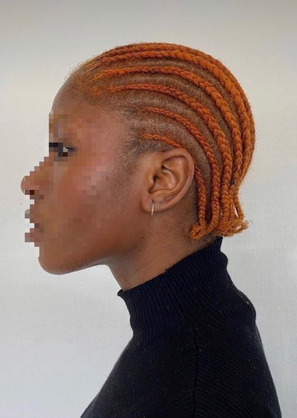 NATTE AFRICAINE (Sans mèches & sur cheveux naturels)