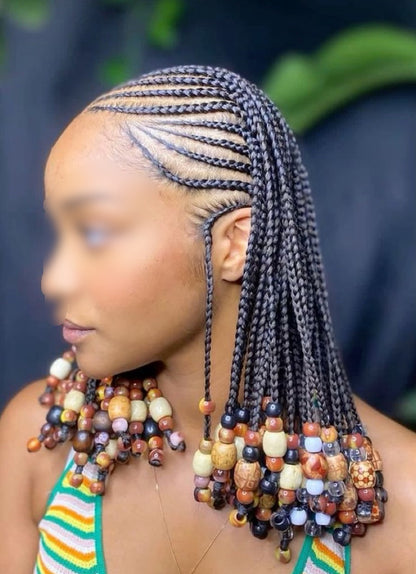 FULANI BRAID - FULANI CURL - JAYDA WAYDA - LEMONADE BRAID - FULANI FRENCH CURL - FULANI BANTU (Sans mèches)