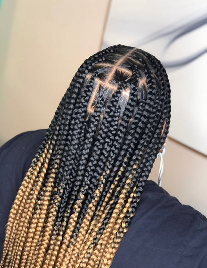 KNOTLESSBRAID - BOX BRAID - SENEGALAISE BRAID - FRENCH CURL (Sans mèches)