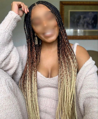 KNOTLESSBRAID - BOX BRAID - SENEGALAISE BRAID - FRENCH CURL (Sans mèches)