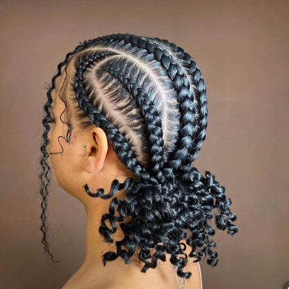 CONROWS BRAIDS - MARCOUSSI - NATTE LIBERIENNE -  (Sans mèches)