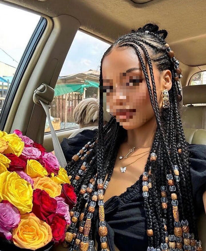 FULANI BRAID - FULANI CURL - JAYDA WAYDA - LEMONADE BRAID - FULANI FRENCH CURL - FULANI BANTU (Sans mèches)
