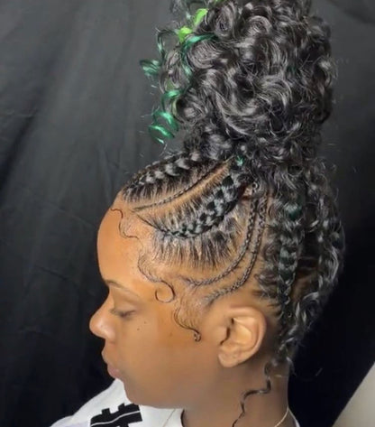 CONROWS BRAIDS - MARCOUSSI - NATTE LIBERIENNE -  (Sans mèches)