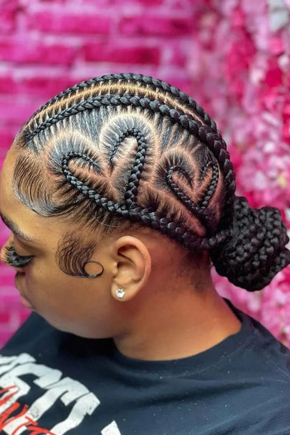 CONROWS BRAIDS - MARCOUSSI - NATTE LIBERIENNE -  (Sans mèches)