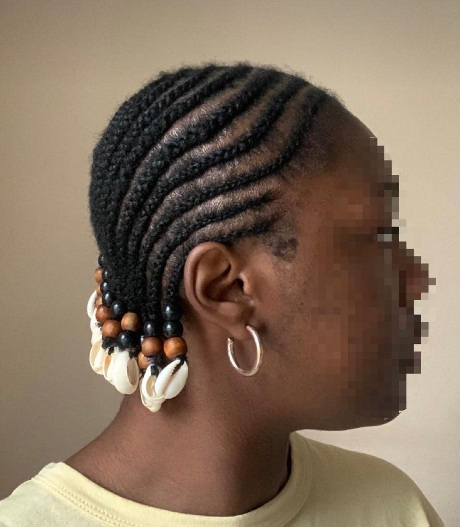 NATTE AFRICAINE (Sans mèches & sur cheveux naturels)