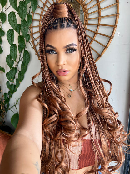 FRENCH CURL / CURLY BRAID (Avec mèches)