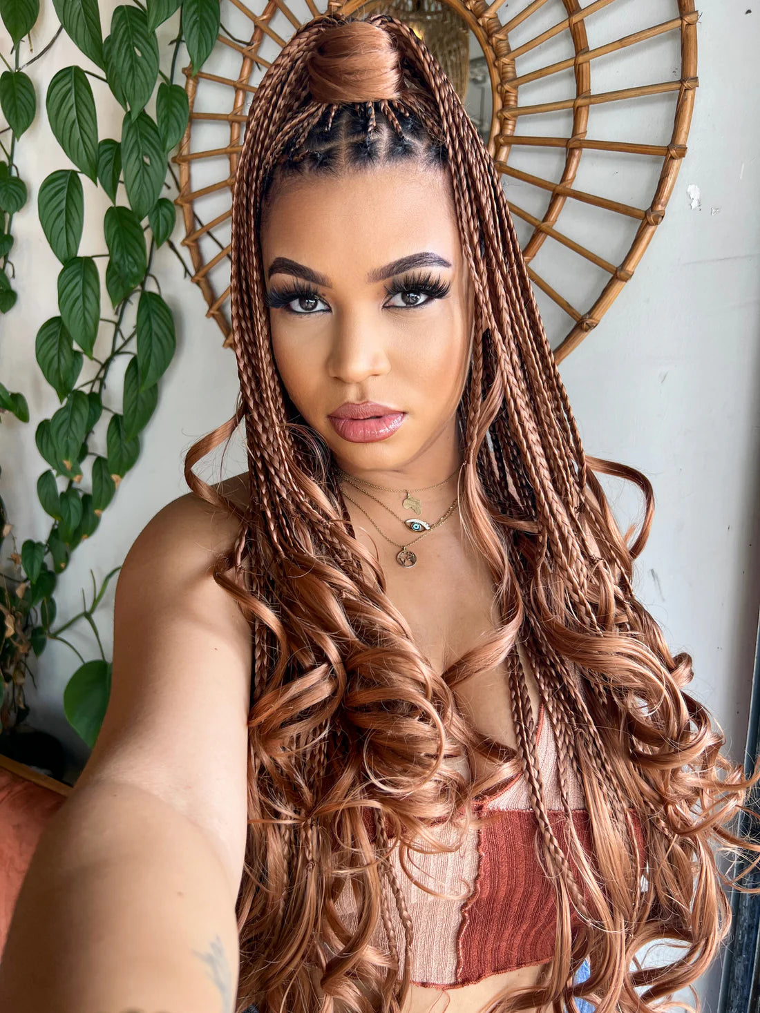 KNOTLESSBRAID - BOX BRAID - SENEGALAISE BRAID - FRENCH CURL (Sans mèches)