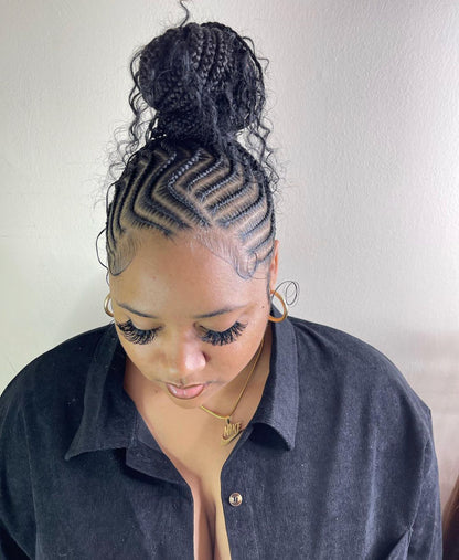 FULANI BOHO/ LEMONADE BOHO BRAIDS (Avec mèches)