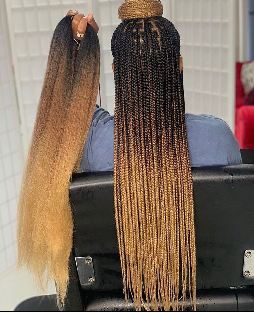 OMBRÉ BRAIDS (Avec mèches)