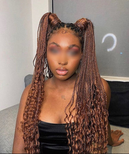 KNOTLESSBRAID - BOX BRAID - SENEGALAISE BRAID - FRENCH CURL (Sans mèches)