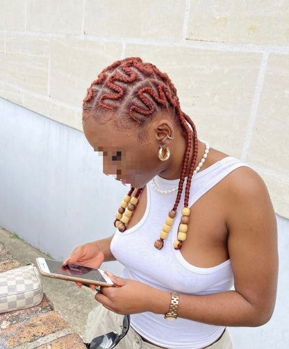 CONROWS BRAIDS - MARCOUSSI - NATTE LIBERIENNE -  (Sans mèches)