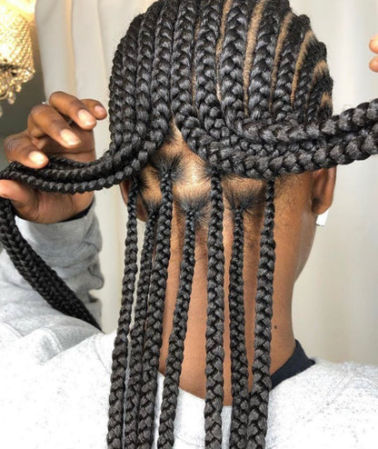 CONROWS BRAIDS - MARCOUSSI - NATTE LIBERIENNE -  (Sans mèches)