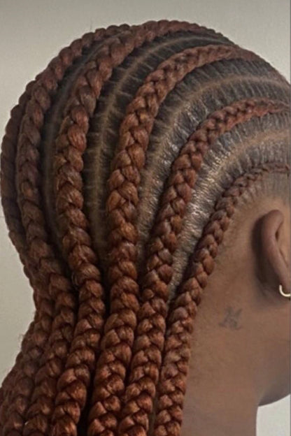 CONROWS BRAIDS - MARCOUSSI - NATTE LIBERIENNE -  (Sans mèches)