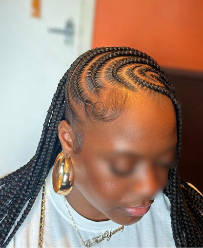 FULANI BRAID - FULANI CURL - JAYDA WAYDA - LEMONADE BRAID - FULANI FRENCH CURL - FULANI BANTU (Sans mèches)
