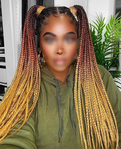 KNOTLESSBRAID - BOX BRAID - SENEGALAISE BRAID - FRENCH CURL (Sans mèches)