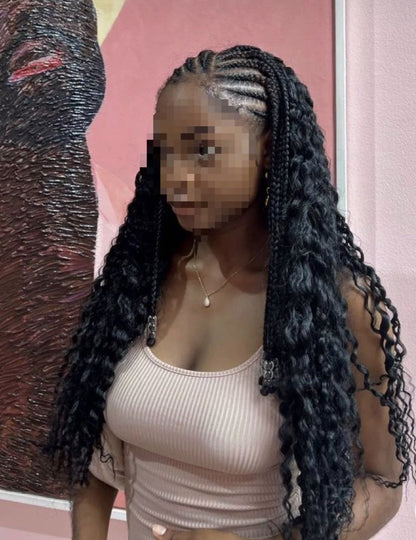 FULANI BRAID - FULANI CURL - JAYDA WAYDA - LEMONADE BRAID - FULANI FRENCH CURL - FULANI BANTU (Sans mèches)