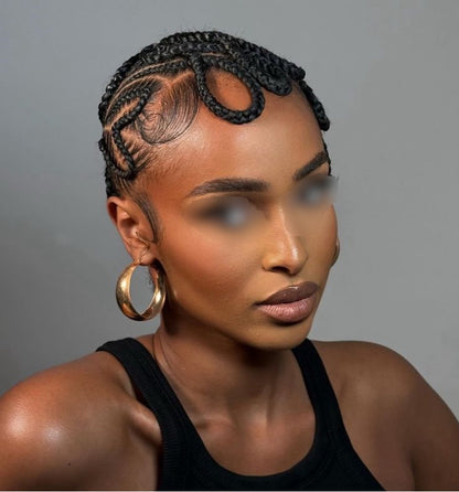 CONROWS BRAIDS - MARCOUSSI - NATTE LIBERIENNE -  (Sans mèches)