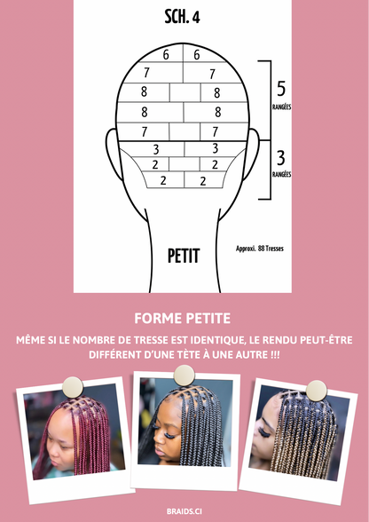 FRENCH CURL / CURLY BRAID (Avec mèches)