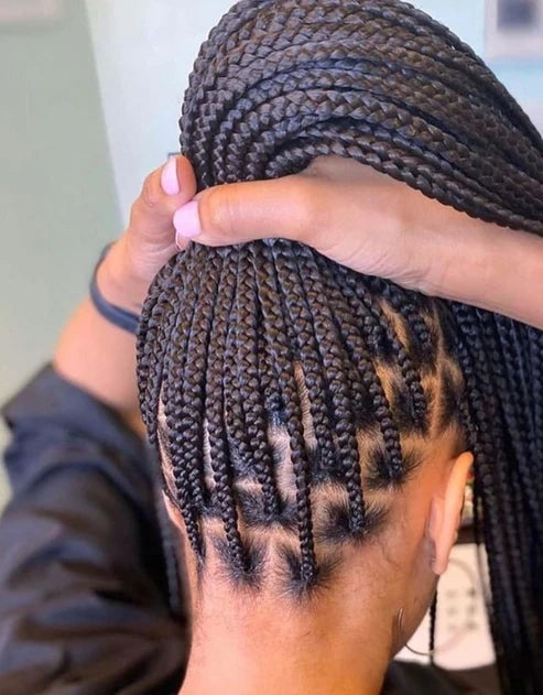 KNOTLESSBRAID - BOX BRAID - SENEGALAISE BRAID - FRENCH CURL (Sans mèches)