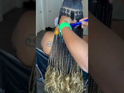 KNOTLESSBRAID - BOX BRAID - SENEGALAISE BRAID - FRENCH CURL (Sans mèches)