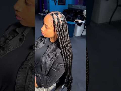 KNOTLESSBRAID - BOX BRAID - SENEGALAISE BRAID - FRENCH CURL (Sans mèches)