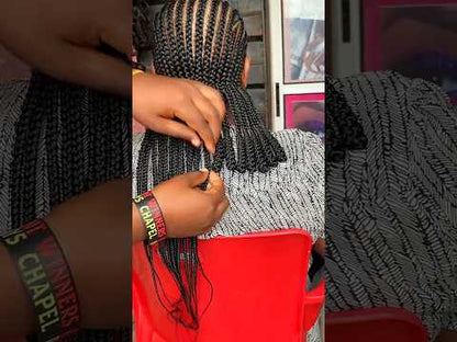 CONROWS BRAIDS - MARCOUSSI - NATTE LIBERIENNE -  (Sans mèches)