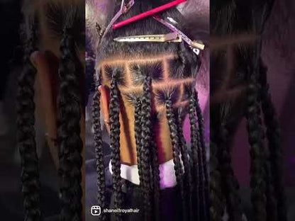 KNOTLESSBRAID - BOX BRAID - SENEGALAISE BRAID - FRENCH CURL (Sans mèches)