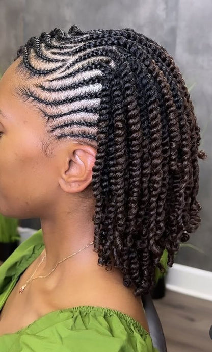 TWIST NAPPY - TRESSE AFRICAINE (Sans mèches & Sur cheveux naturels)