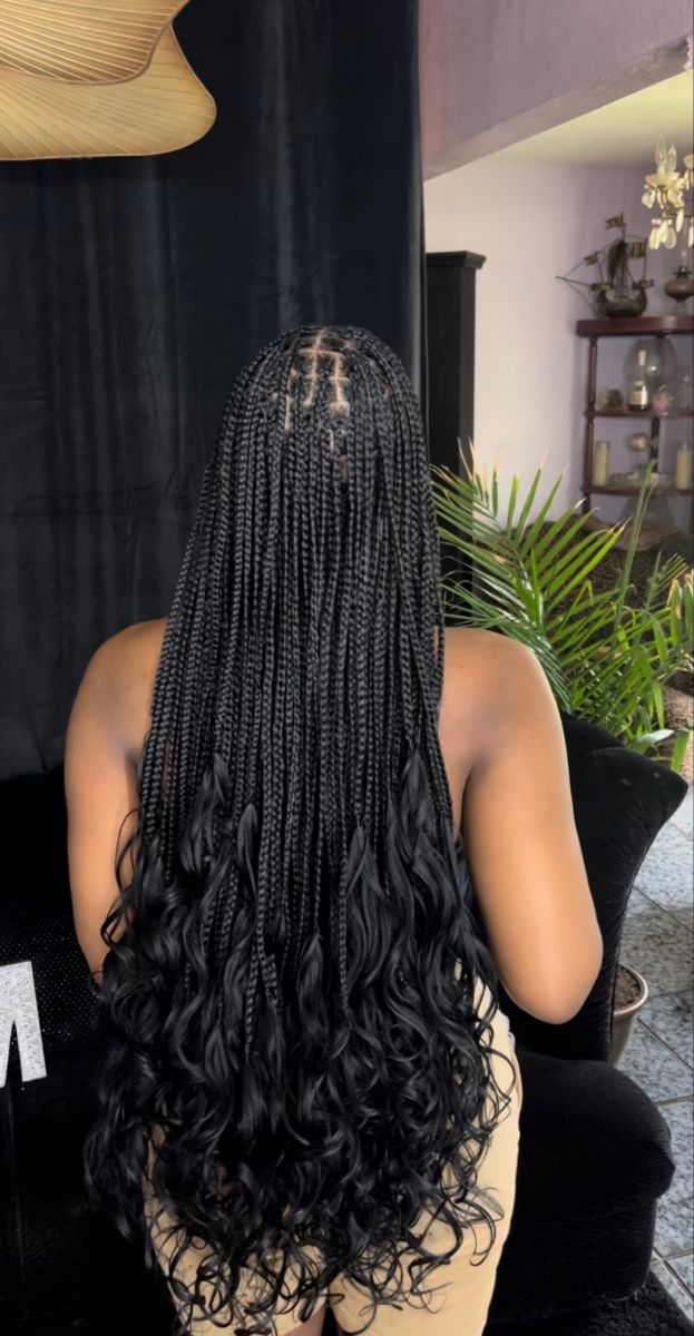 KNOTLESSBRAID - BOX BRAID - SENEGALAISE BRAID - FRENCH CURL (Sans mèches)
