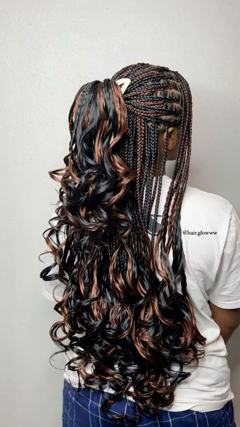KNOTLESSBRAID - BOX BRAID - SENEGALAISE BRAID - FRENCH CURL (Sans mèches)